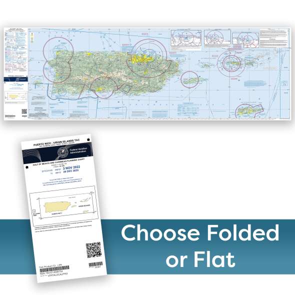FAA Chart: TAC PUERTO RICO & VIRGIN ISLANDS Planning Chart - Paracay