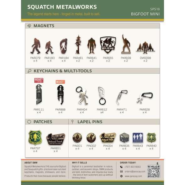 Squatch Metalworks Package Deal - Bigfoot Mini (WHOLESALE ONLY) SPS18 - Paracay