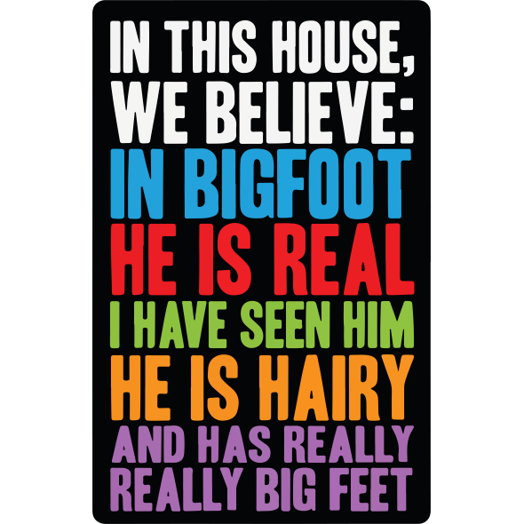 In This House - Vinyl Sticker (1 STICKER) - Paracay