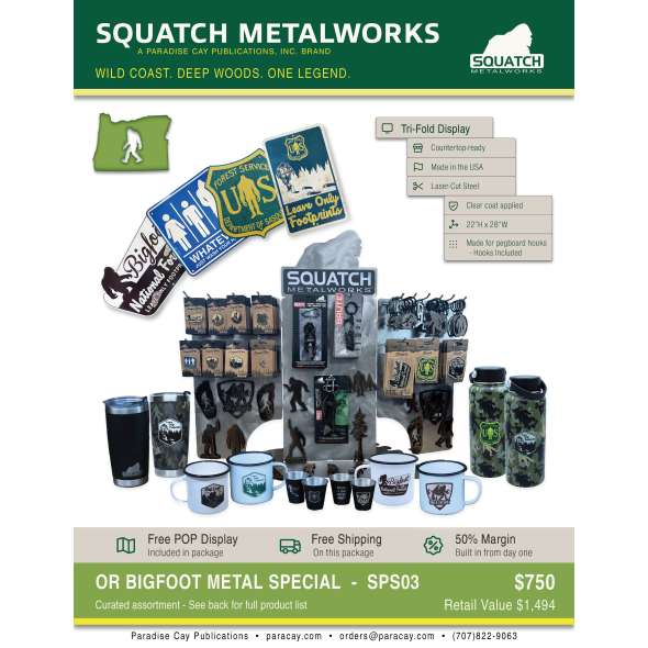 Squatch Metalworks Package Special OREGON (WHOLESALE ONLY) - Paracay