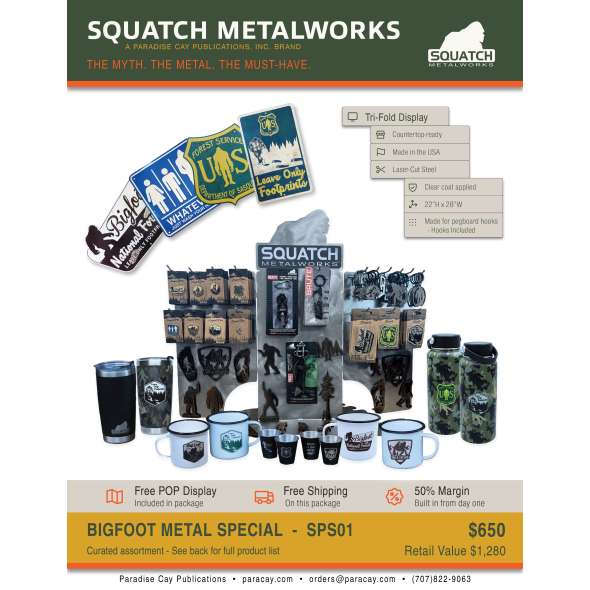 Squatch Metalworks Package Deal - Bigfoot (WHOLESALE ONLY) SPS01 - Paracay