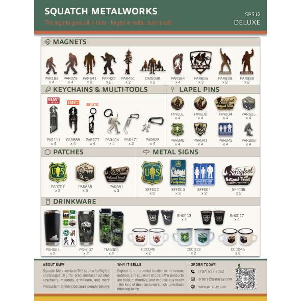 Squatch Metalworks Package Deal - Deluxe Edition (WHOLESALE ONLY) SPS12 - Paracay