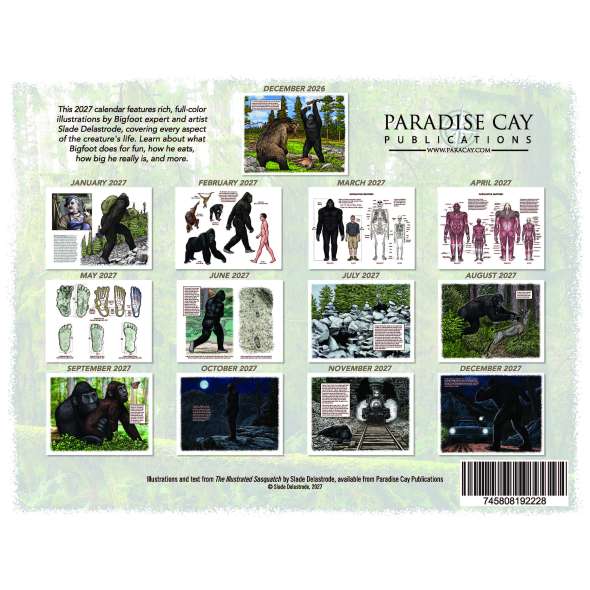 Bigfoot Revealed - 2027 - Calendar
