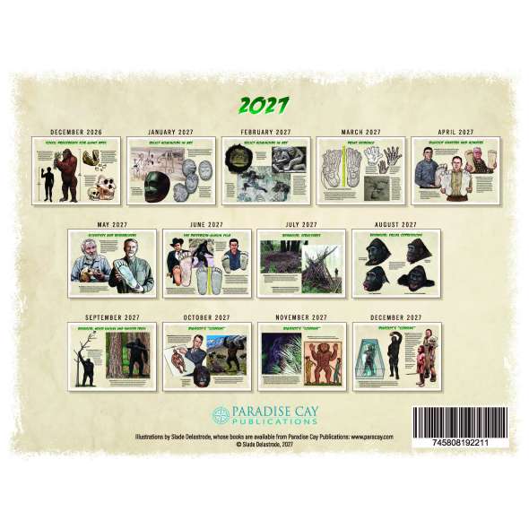 Bigfoot - 2027 - Calendar