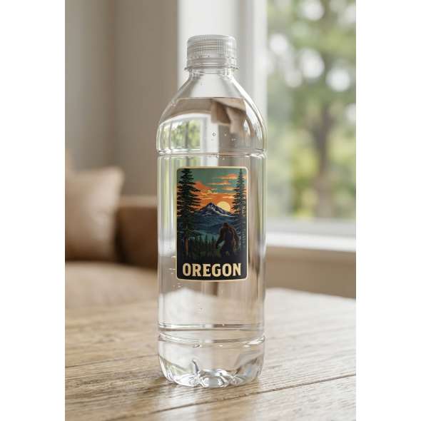 Oregon Sunset Vista Squatch - Sticker - Paracay