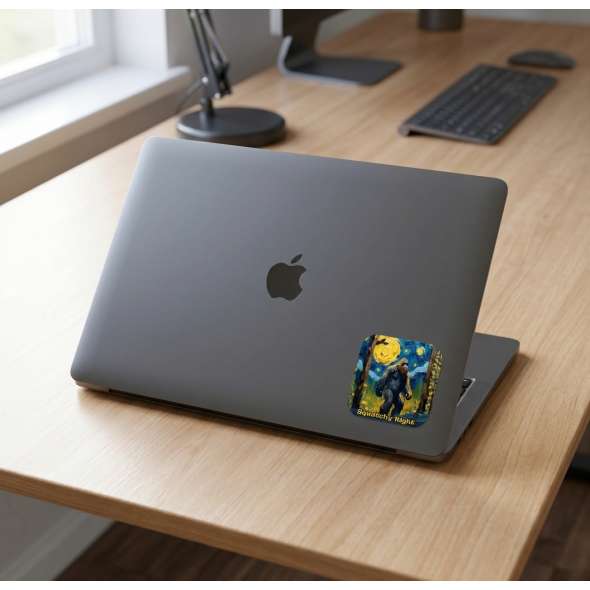 Squatchy Night - Sticker - Paracay