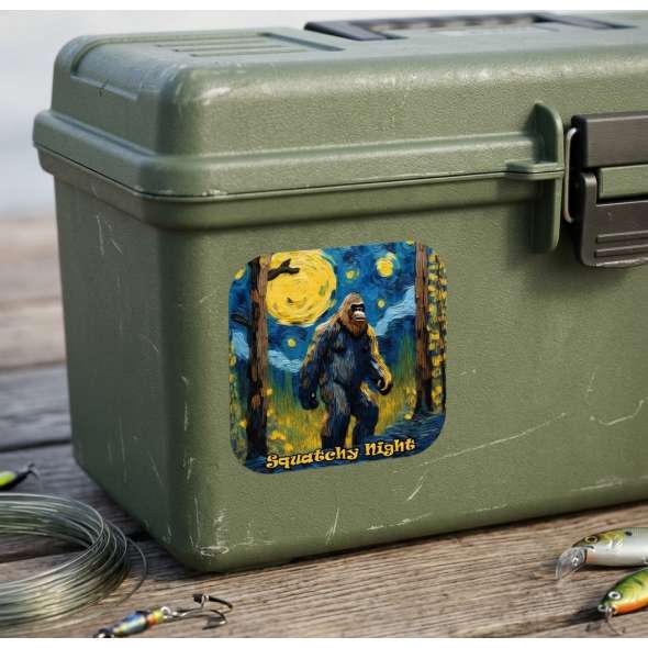 Squatchy Night - Sticker - Paracay