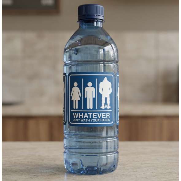 Whatever Bigfoot Bathroom - Sticker - Paracay
