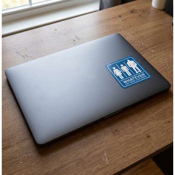 Whatever Bigfoot Bathroom - Sticker - Paracay
