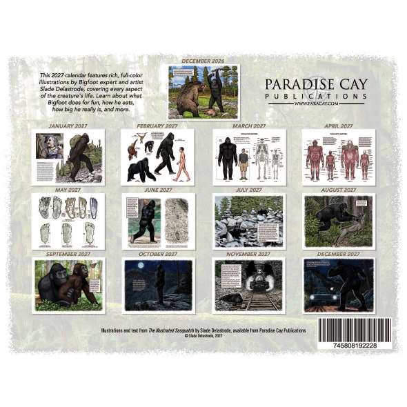 Bigfoot Revealed - 2027 - Calendar