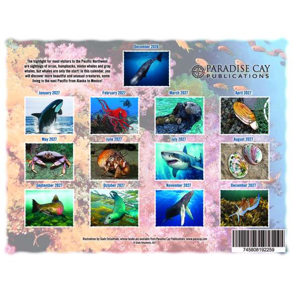Marine Wildlife of the Pacific Northwest - 2027 - Calendar
