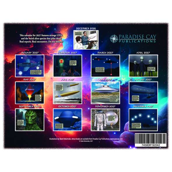 UFO and Aliens - 2027 - Calendar