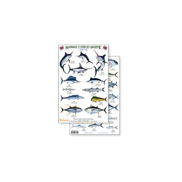 Hawaii Sport Fish Guide (Laminated 2-Sided Card)