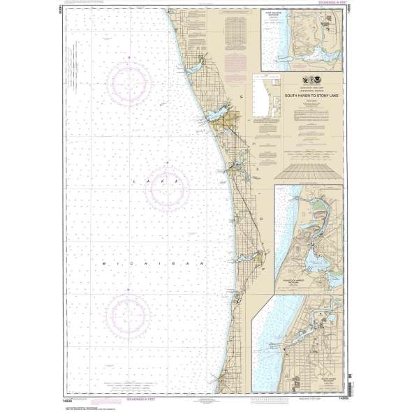NOAA Chart 14906: South Haven to Stony Lake