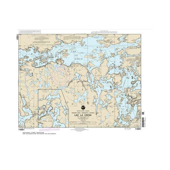 NOAA Chart 14991: Lac la Croix