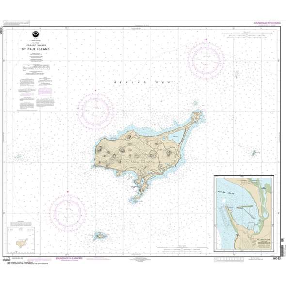 NOAA Chart 16382: St. Paul Island: Pribilof Islands