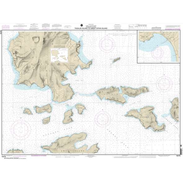 NOAA Chart 16478: Tagalak Island to Great Sitkin Island
