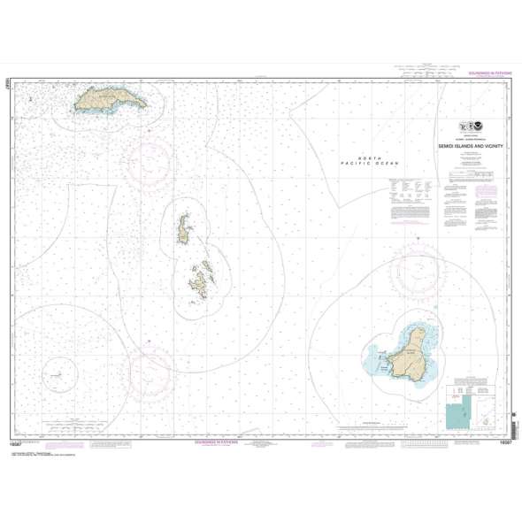 NOAA Chart 16587: Semidi Islands and Vicinity