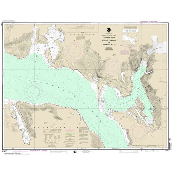 NOAA Chart 17367: Thomas: Farragut: and Portage Bays: Frederick Sound