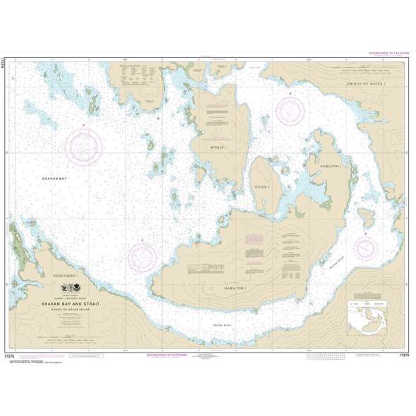NOAA Chart 17379: Shakan Bay And Strait: Alaska