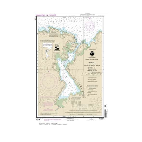 NOAA Chart 17381: Red Bay: Prince of Wales Island