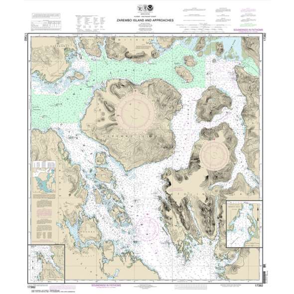 NOAA Chart 17382: Zarembo Island and approaches
