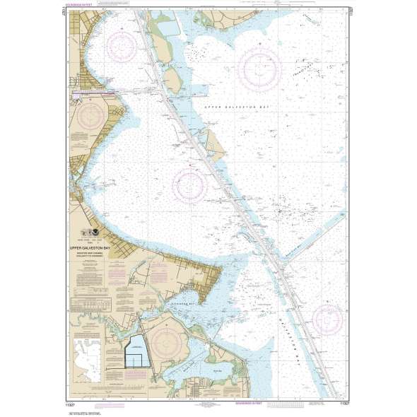 NOAA Chart 11327: Upper Galveston Bay-Houston Ship Channel-Dollar Pt. to Atkinson
