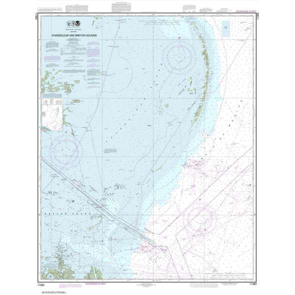 NOAA Chart 11363: Chandeleur and Breton Sounds