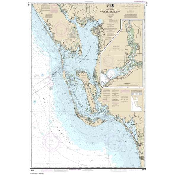 NOAA Chart 11426: Estero Bay to Lemon Bay: including Charlotte Harbor