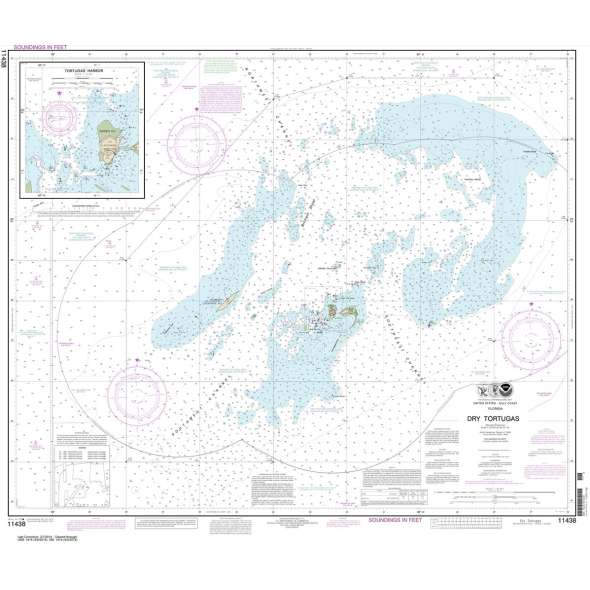 NOAA Chart 11438: Dry Tortugas