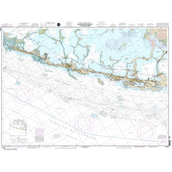 NOAA Chart 11464: Intracoastal Waterway Blackwater Sound To Matecumbe