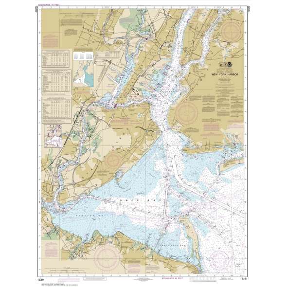 NOAA Chart 12327: New York Harbor