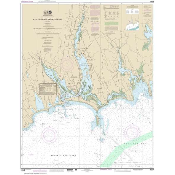 NOAA Chart 13228: Westport River and Approaches