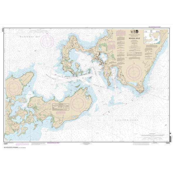 NOAA Chart 13235: Woods Hole