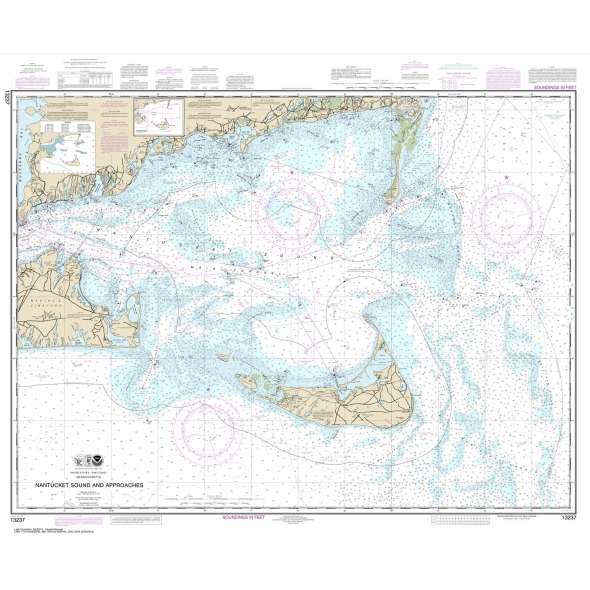 NOAA Chart 13237: Nantucket Sound and Approaches