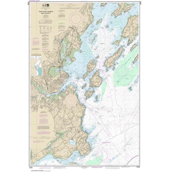 NOAA Chart 13292: Portland Harbor and Vicinity