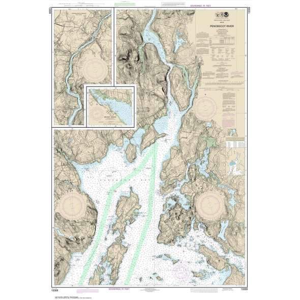 NOAA Chart 13309: Penobscot River