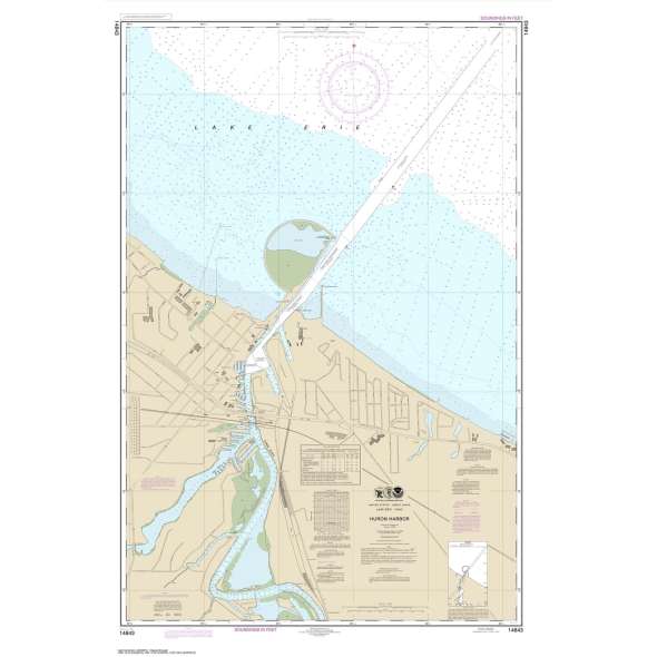 NOAA Chart 14843: Huron Harbor