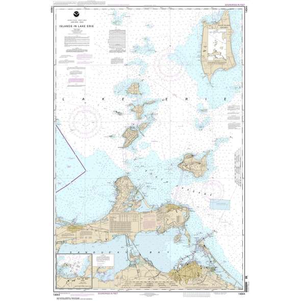 NOAA Chart 14844: Islands in Lake Erie