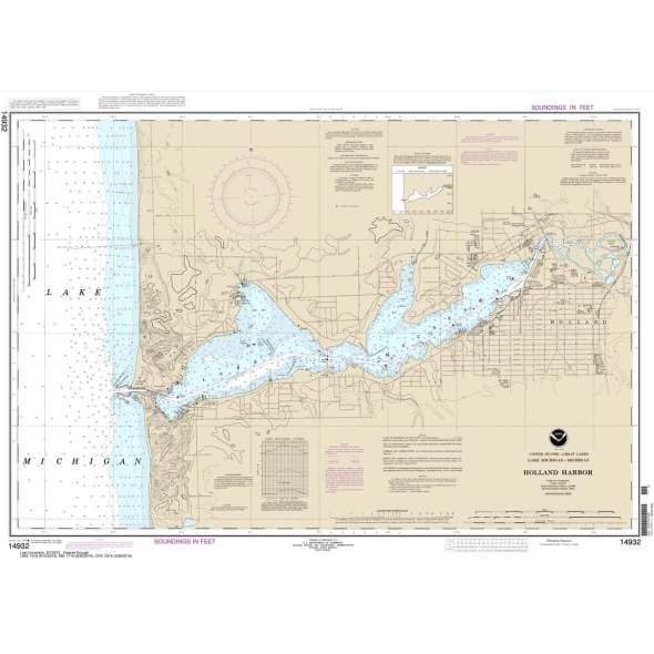 NOAA Chart 14932: Holland Harbor