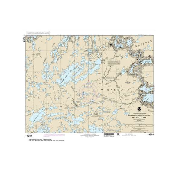 NOAA Chart 14984: Sea Gull Lake