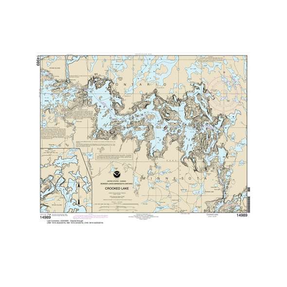 NOAA Chart 14989: Crooked Lake