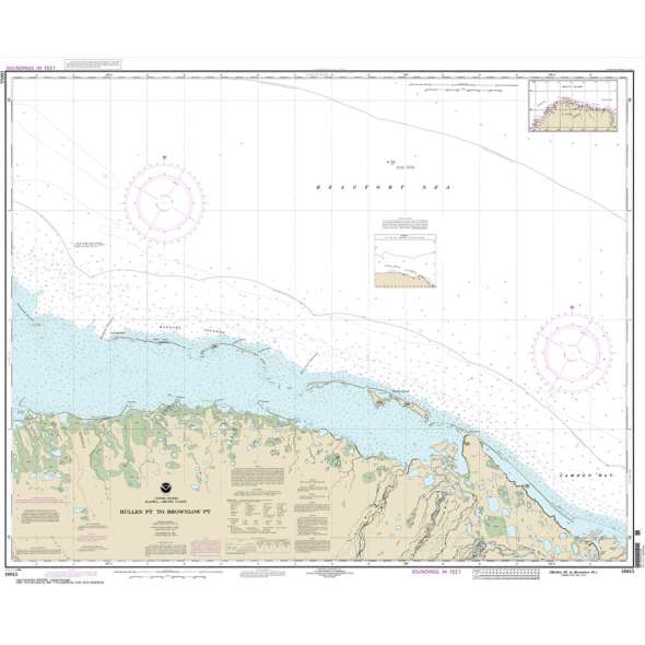 NOAA Chart 16045: Bullen Pt. to Brownlow Pt.