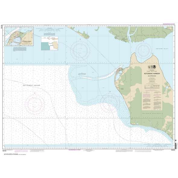 NOAA Chart 16161: Kotzebue Harbor and Approaches