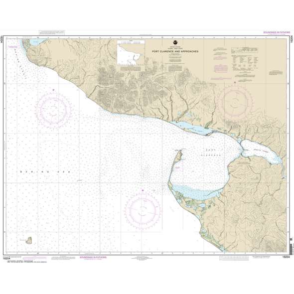NOAA Chart 16204: Port Clarence and approaches