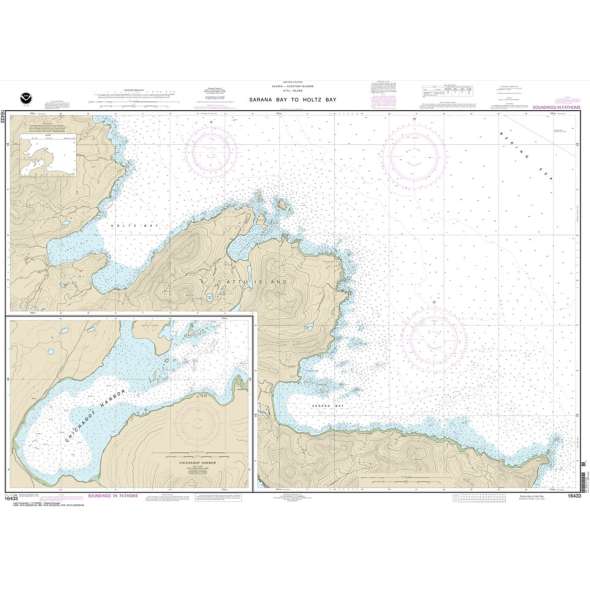 NOAA Chart 16433: Sarana Bay to Holtz Bay