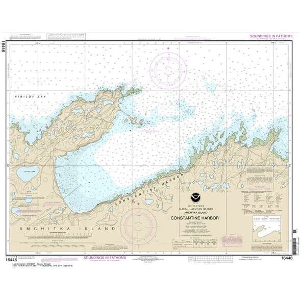 NOAA Chart 16446: Constantine Harbor: Amchitka Island