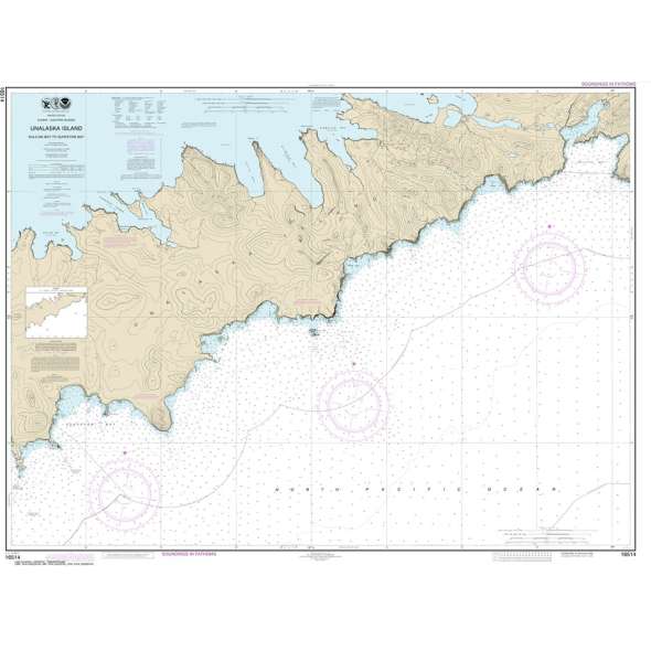 NOAA Chart 16514: Kulikak Bay and Surveyor Bay