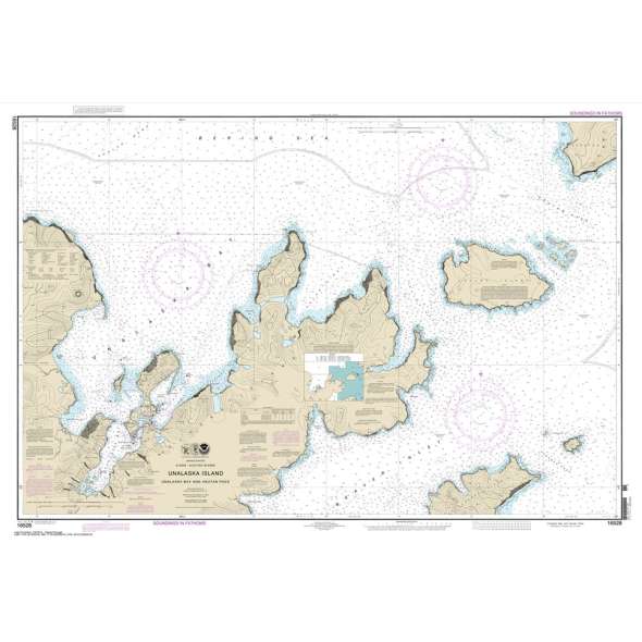 NOAA Chart 16528: Unalaska Bay and Akutan Pass