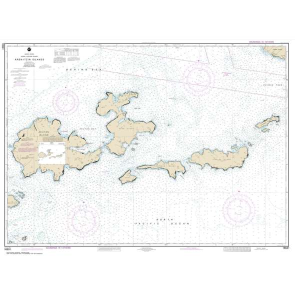 NOAA Chart 16531: Krenitzan Islands